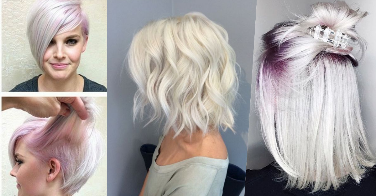 Neue Trend 2018: Haare weiß färben