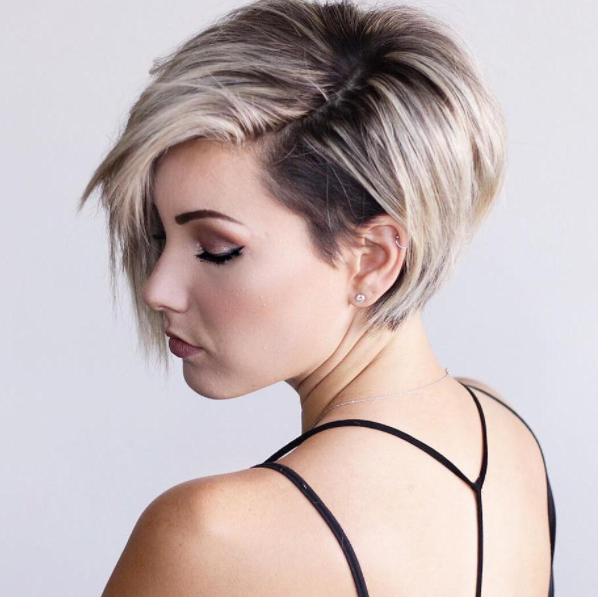 6-Lang Blond Pixie Schnitt 2018