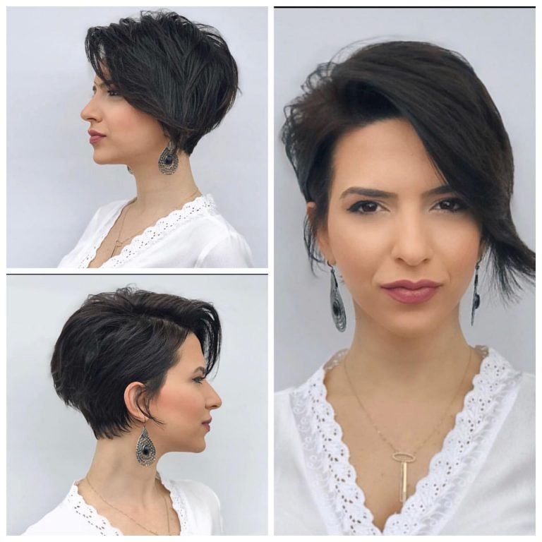 10 Frisurideen für Frauen mit kurzen schwarzen Haare
