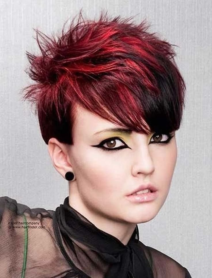 10 trendige kurze frisuren mit tollen farben - haare.co