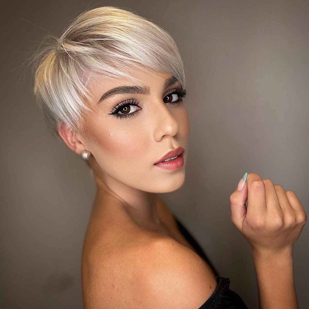 15+Pixie-Frisuren mit langem Pony-Haarschnitt