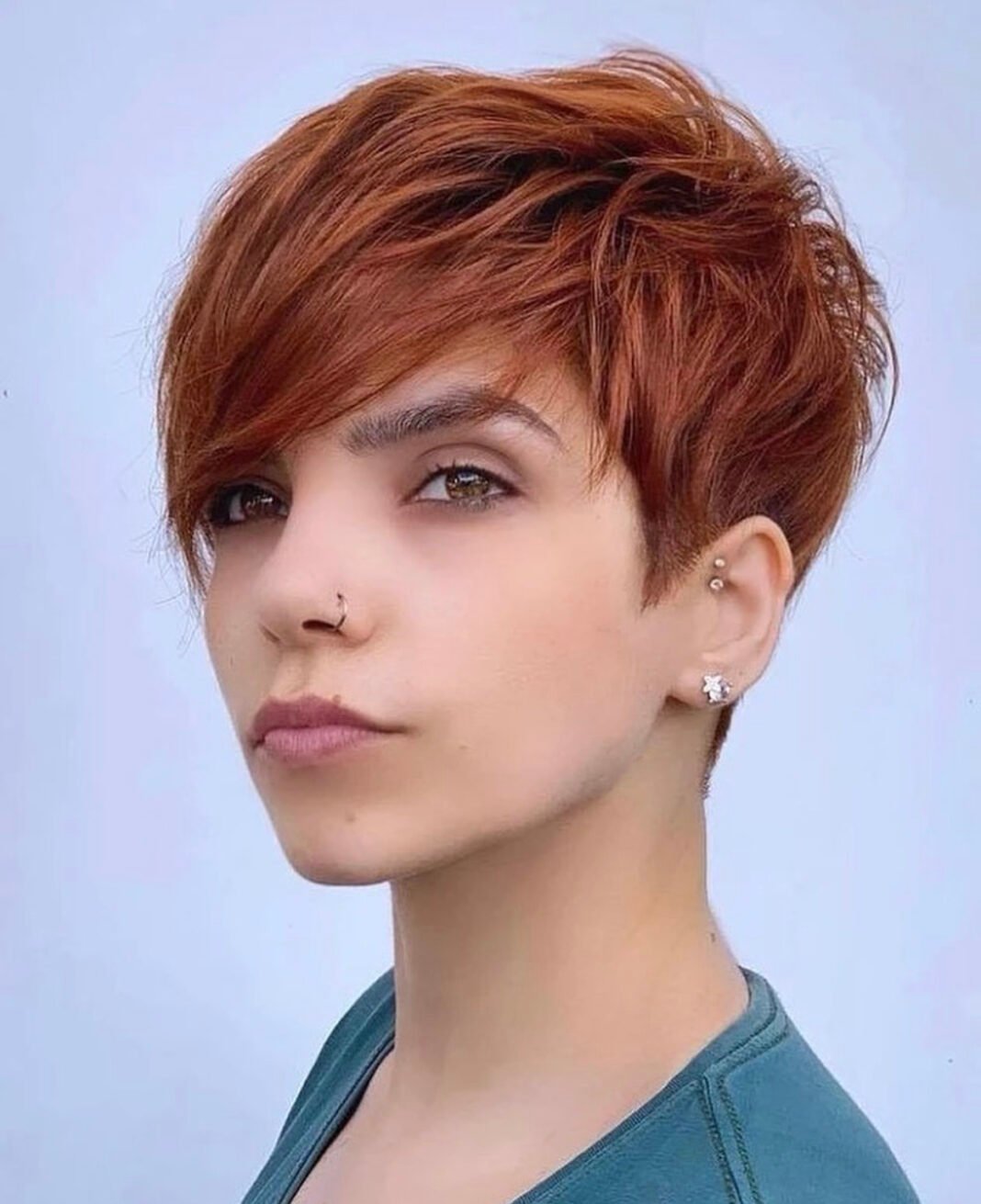 Über 20 trendige Pixie-Cut-Haarschnitte mit langem Pony
