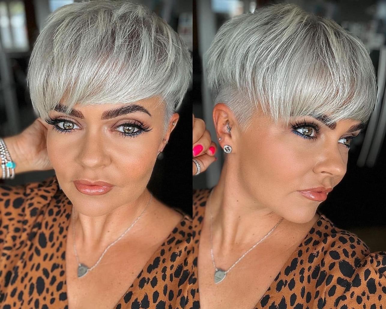 Über 20 trendige Pixie-Cut-Haarschnitte mit langem Pony