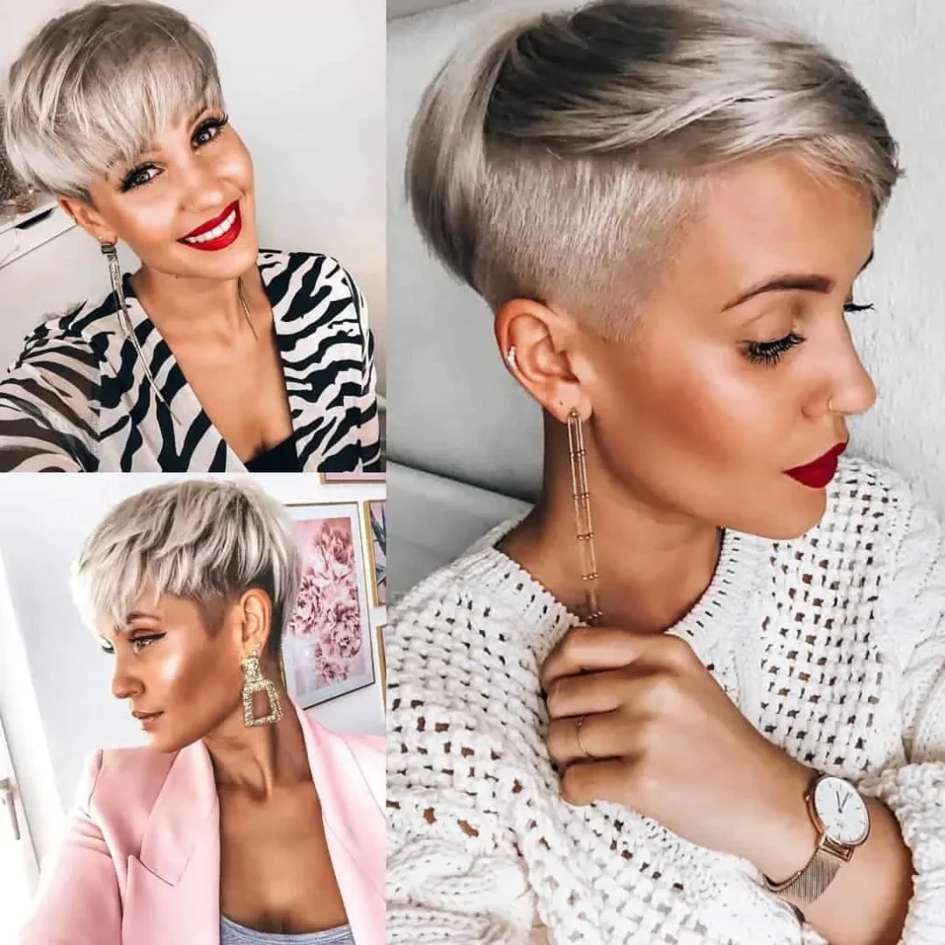 Pixie Cut mit Undercut-Styles, die 2024 im Trend liegen